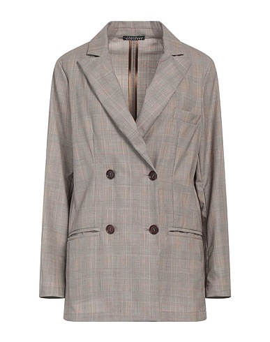 LAURA URBINATI Blazer Dark brown 100% Wool