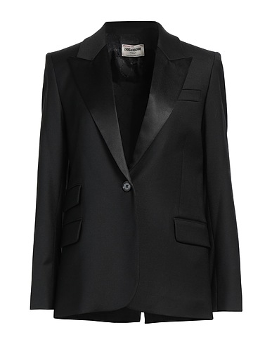 ZADIG&VOLTAIRE Giacca Nero 51% Poliestere riciclato, 44% Lana Vergine, 3% Poliestere, 2% Elastan