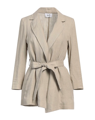 NIŪ Blazer Beige 100% Linen, Cotton