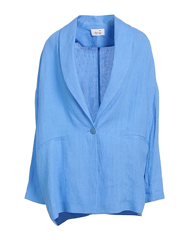 NIŪ Blazer Azure 100% Linen, Cotton