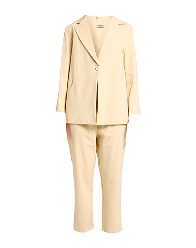 MORE by SISTE'S Suit Beige 53% Cotton, 38% Nylon, 9% Elastane