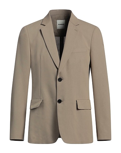 SANDRO Blazer Beige 58% Polyester, 42% Virgin Wool