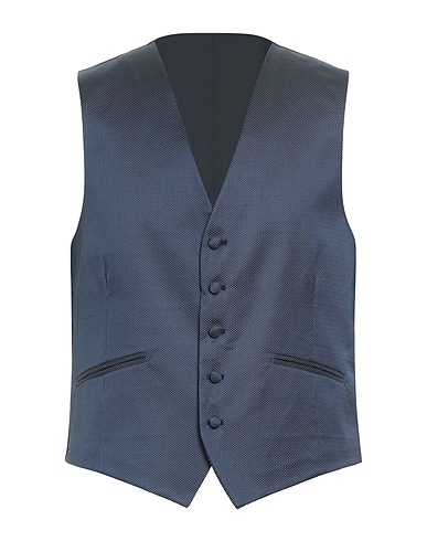 MANUEL RITZ Panciotto EVENING Blu navy 100% Poliestere