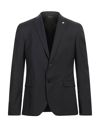 MANUEL RITZ Blazer Black 100% Virgin Wool