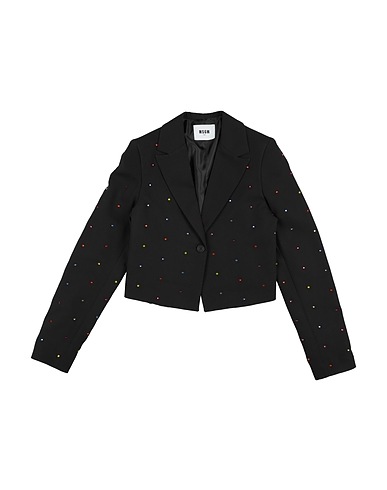 MSGM Blazer Black 95% Polyester, 5% Elastane