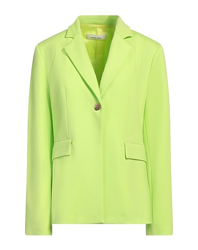 LIVIANA CONTI Blazer Lime green 61% Viscose, 34% Polyamide, 5% Elastane