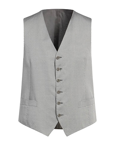 CANALI Waistcoat Grey 100% Silk
