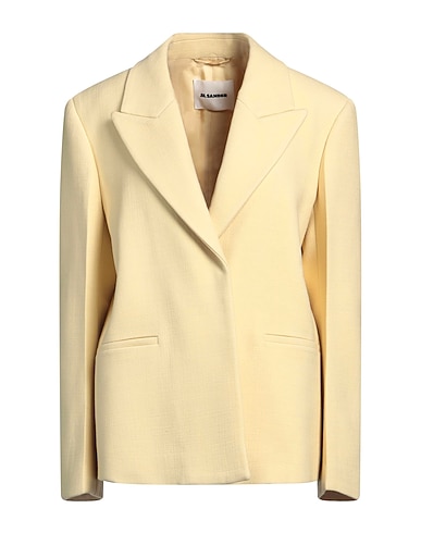 JIL SANDER Blazer Yellow 87% Virgin Wool, 13% Polyamide