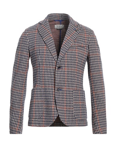 FRED MELLO Blazer Navy 56% Polyester, 42% Cotton, 2% Elastane