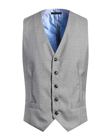 GIORGIO ARMANI Panciotto Grigio 90% Lana Vergine, 10% Seta