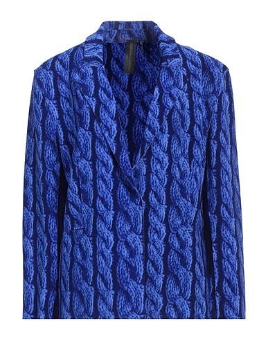 NORMA KAMALI Blazer Bright blue 95% Polyester, 5% Elastane