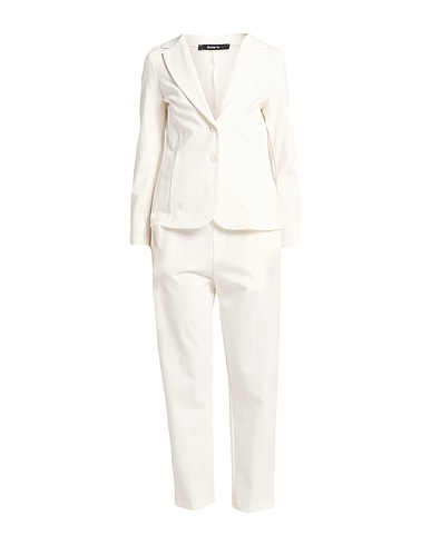 SISTE'S Suit White 65% Viscose, 30% Polyamide, 5% Elastane