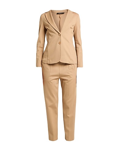 SISTE'S Suit Beige 65% Viscose, 30% Polyamide, 5% Elastane