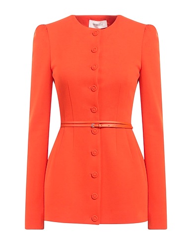 SPORTMAX Jacket Orange 76% Cotton, 21% Polyester, 3% Elastane