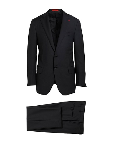 ISAIA Suits Black 85% Wool, 15% Mohair wool