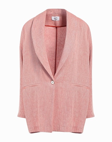 NIŪ Blazer Rust 57% Linen, 30% Cotton, 11% Polyester, 2% Other Fibres