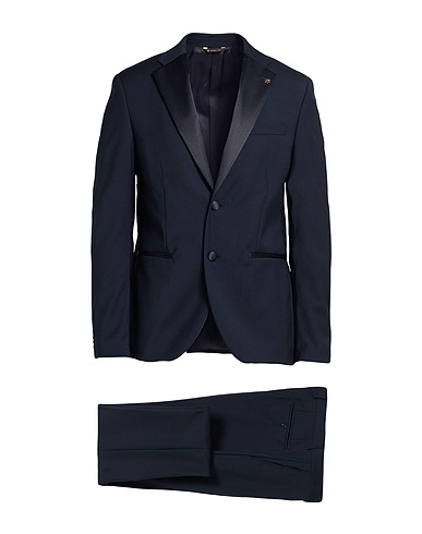 MANUEL RITZ Suits Midnight blue 98% Wool, 2% Elastane