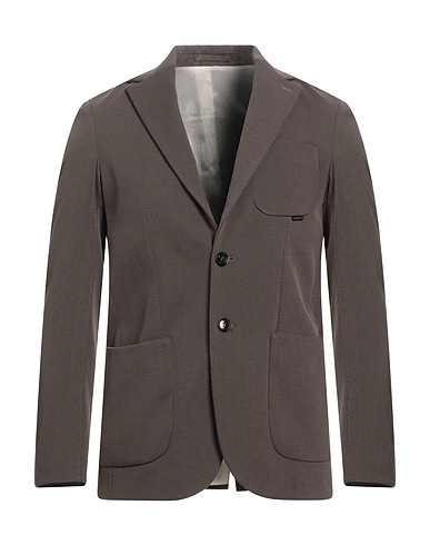 LIU •JO MAN Blazer Chocolate brown 54% Polyester, 26% Wool, 20% Cotton