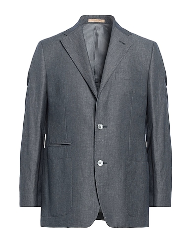 CORNELIANI Blazer BLU NAVY 53% Cotton, 47% Linen