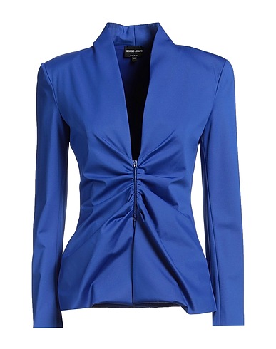 GIORGIO ARMANI Blazer Bright blue 76% Polyamide, 24% Elastane