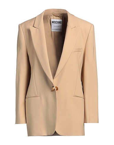 MOSCHINO Blazer Beige 80% Viscose, 18% Virgin Wool, 2% Elastane