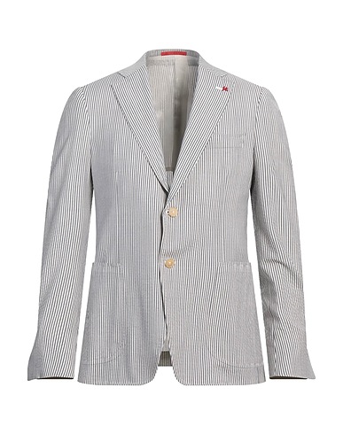 ISAIA Blazer Ivory 80% Wool, 19% Silk, 1% Elastane