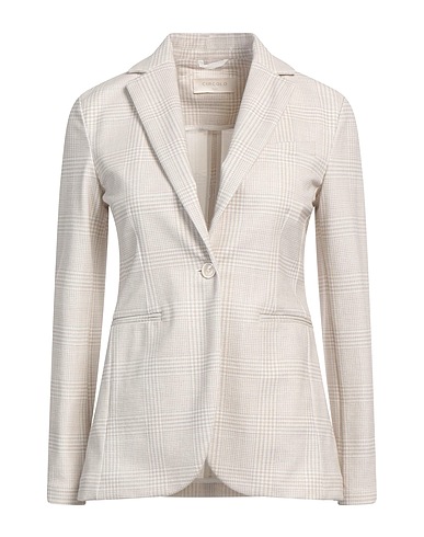 CIRCOLO 1901 Blazer Beige 97% Cotton, 3% Elastane