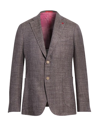ISAIA Blazer Plum 60% Wool, 18% Silk, 18% Linen, 4% Cashmere