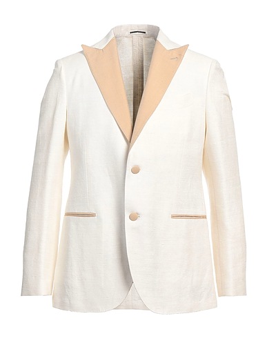LARDINI Blazer Beige 100% Silk