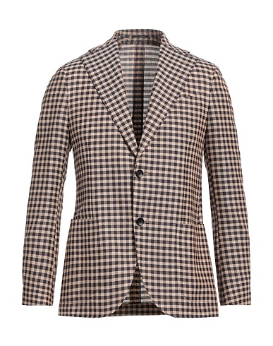 LARDINI Blazer Sand 70% Wool, 30% Linen
