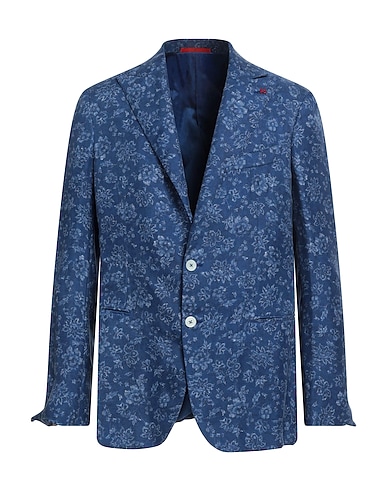 ISAIA Blazer BLU NAVY 100% Silk