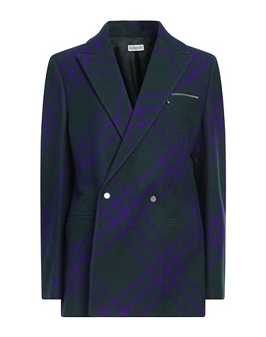 BURBERRY Blazer Dark green 100% Virgin Wool
