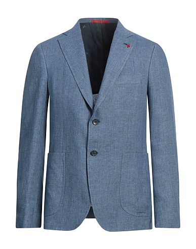 ISAIA Blazer Slate blue 100% Linen
