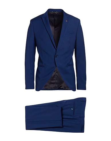 MANUEL RITZ Suits Navy 98% Wool, 2% Elastane