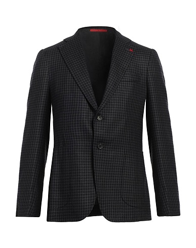 ISAIA Blazer Charcoal 50% Wool, 50% Silk