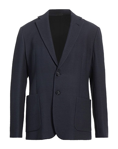 GIORGIO ARMANI Blazer Midnight blue 80% Silk, 20% Polyamide