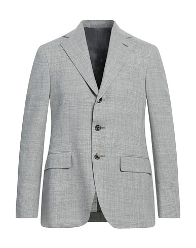 CARUSO Blazer Grey 50% Wool, 30% Linen, 20% Polyamide