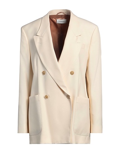 LANEUS Blazer Cream 100% Viscose