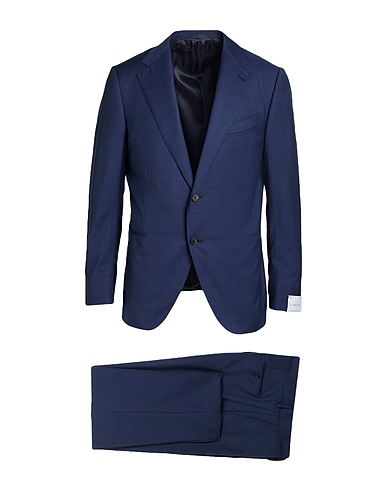 CARUSO Suits Midnight blue 100% Wool