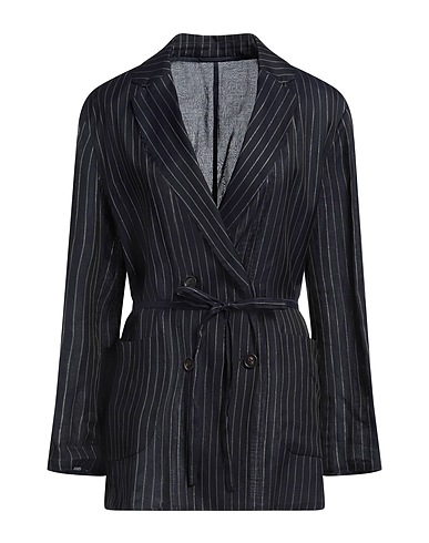 BRUNELLO CUCINELLI Blazer Midnight blue 97% Cotton, 2% Cupro, 1% Polyester, Ecobrass