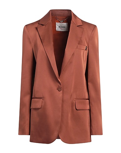 BLUGIRL Giacca Marrone 95% Poliestere, 5% Elastan