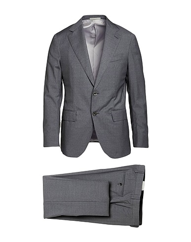 CARUSO Suits Grey 100% Wool