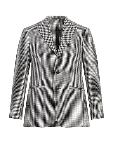 CARUSO Blazer Black 50% Wool, 50% Linen