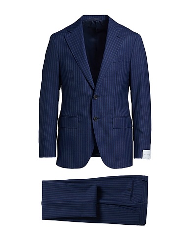 CARUSO Suits Blue 100% Wool