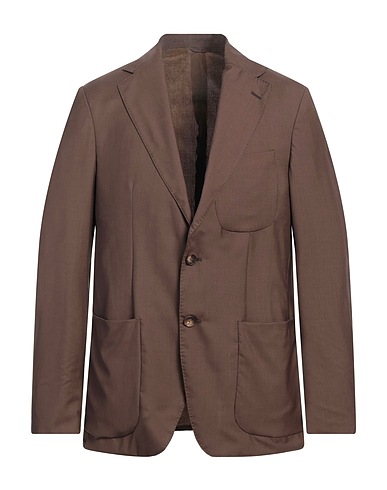 CARUSO Blazer Brown 85% Wool, 15% Silk