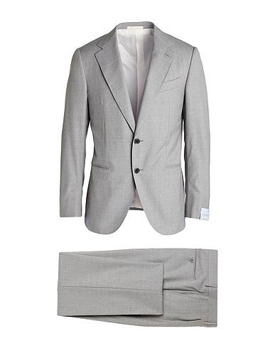 CARUSO Suits Light grey 100% Wool