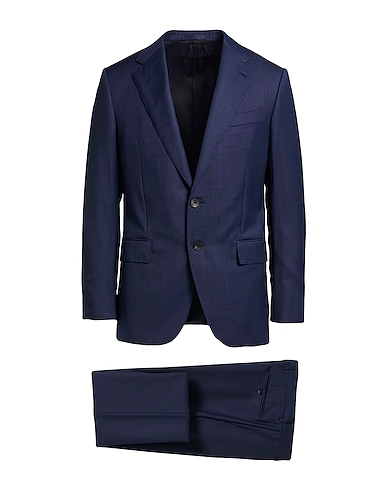CARUSO Anzüge Marineblau 100% Wolle