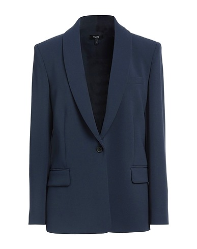 THEORY Blazer Midnight blue 70% Triacetate, 30% Polyester