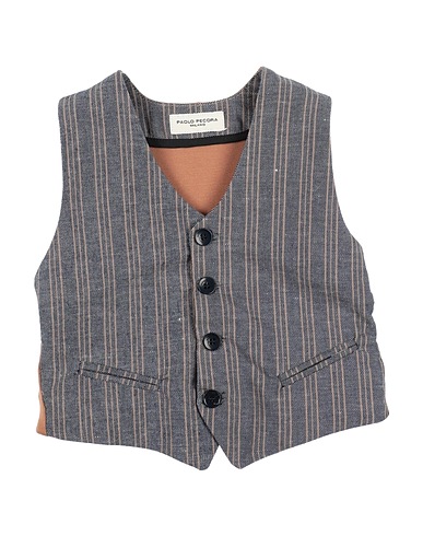 PAOLO PECORA Gilet de costume 76% Coton, 24% Lin