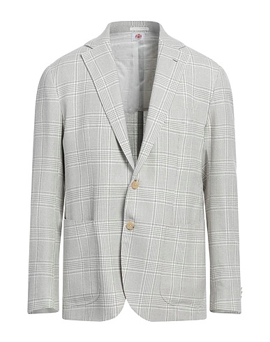 LUIGI BORRELLI NAPOLI Blazer Off white 44% Virgin Wool, 28% Silk, 28% Linen